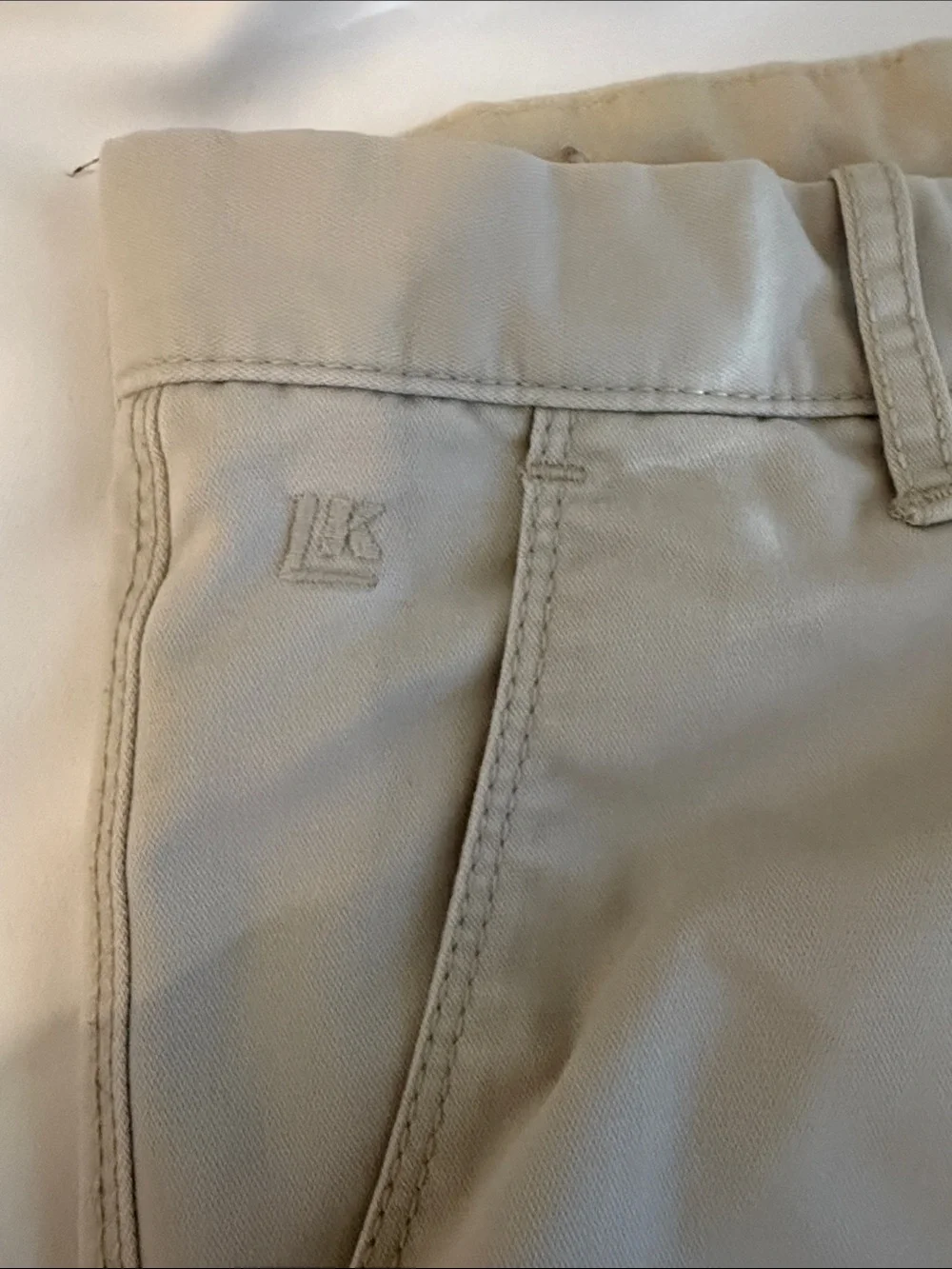 Men's Slim Chinos in Light Taupe